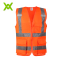 Factory wholesale high visibility class2 pocket reflective safety vest